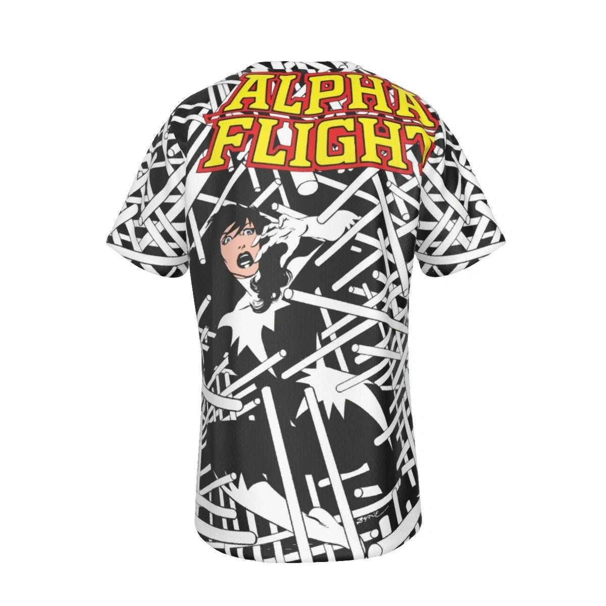 CLASSIC ALPHA FLIGHT AURORA ALL OVER PRINT SHIRT AND TANK