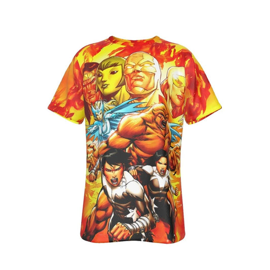 CLASSIC ALPHA FLIGHT CHAOS WAR ALL OVER PRINT SHIRT AND TANK
