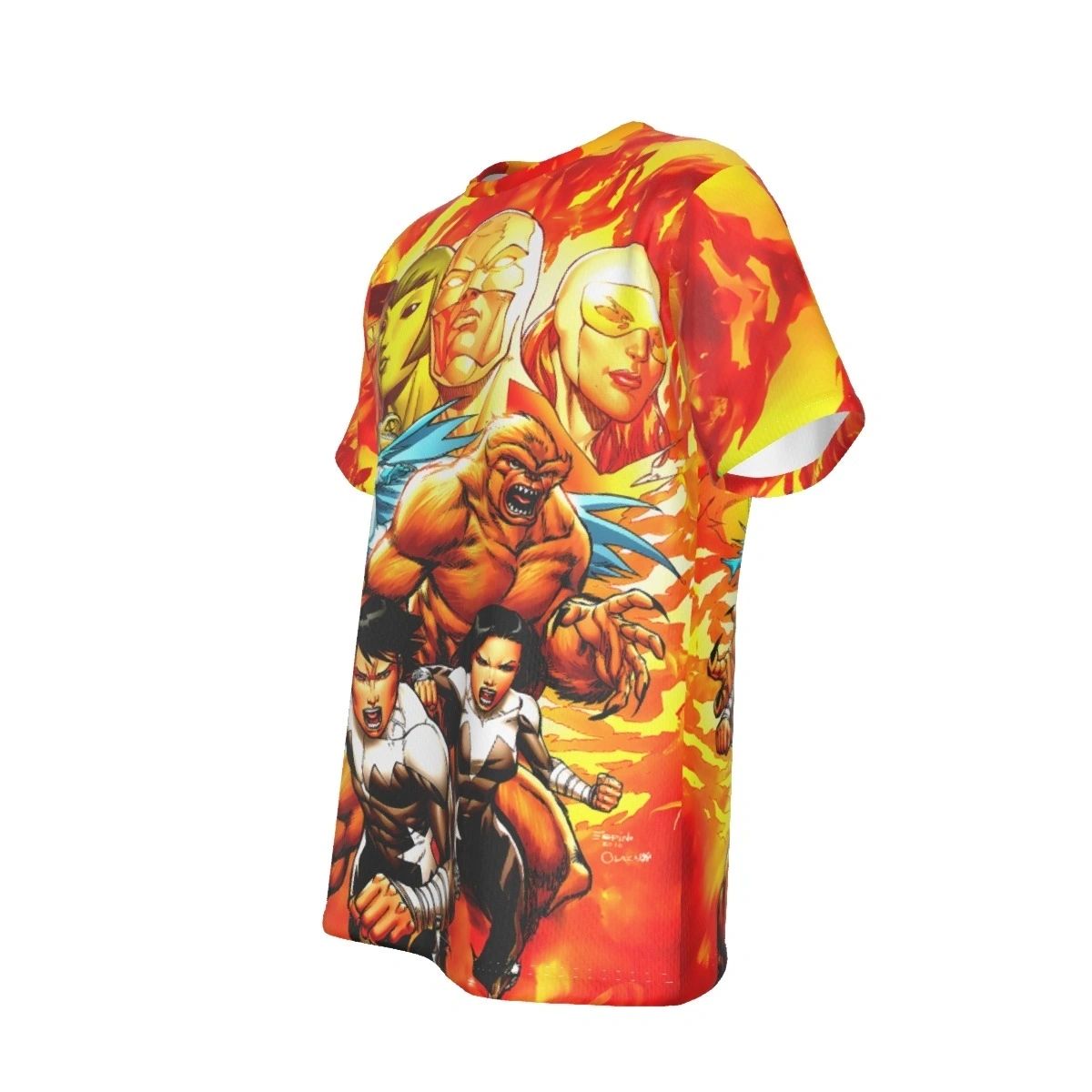 CLASSIC ALPHA FLIGHT CHAOS WAR ALL OVER PRINT SHIRT AND TANK