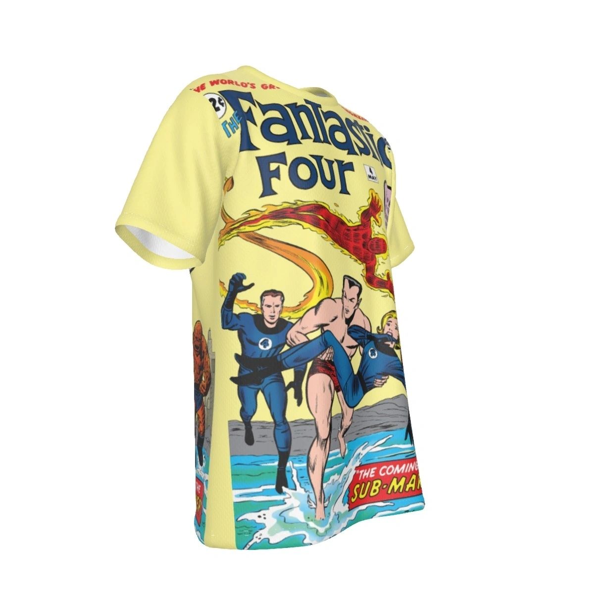 FANTASTIC FOUR 4 ALL OVER PRINT SHIRT AND TANK