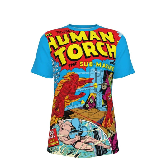 HUMAN TORCH 3 ALL OVER PRINT SHIRT AND TANK