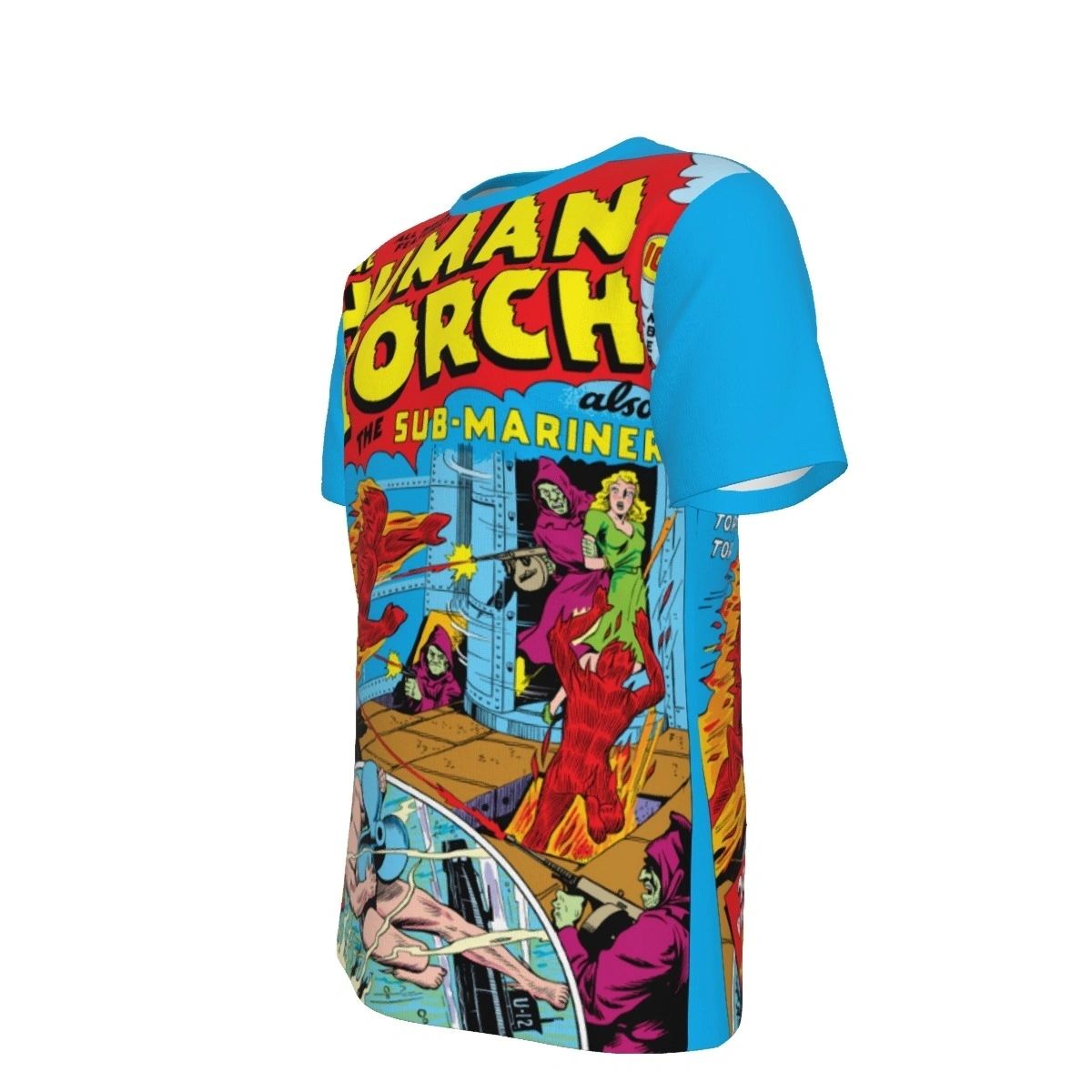 HUMAN TORCH 3 ALL OVER PRINT SHIRT AND TANK