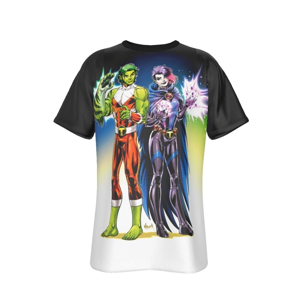 BEAST BOY WITH RAVEN ALL OVER PRINT SHIRT AND TANK