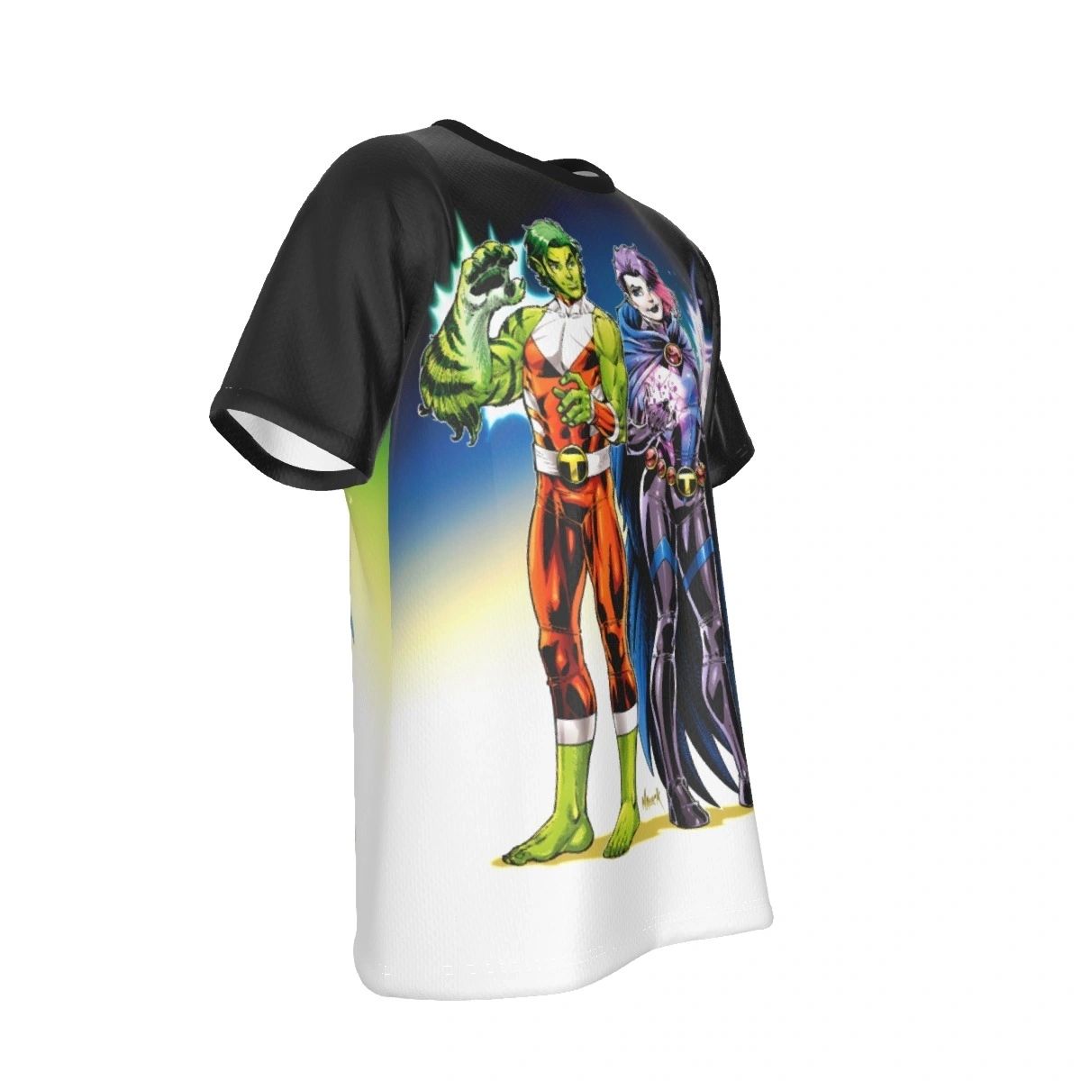 BEAST BOY WITH RAVEN ALL OVER PRINT SHIRT AND TANK