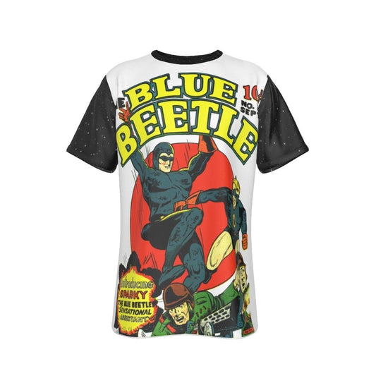 BLUE BEETLE 14 ALL OVER PRINT SHIRT AND TANK 0 FIRST SPARKY