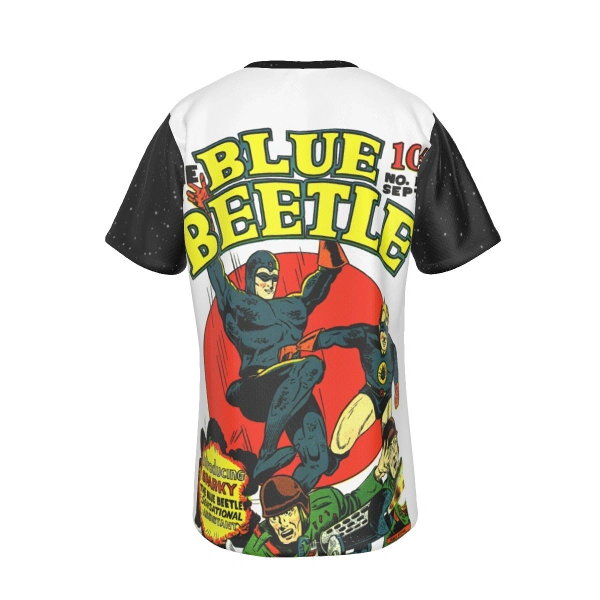 BLUE BEETLE 14 ALL OVER PRINT SHIRT AND TANK 0 FIRST SPARKY