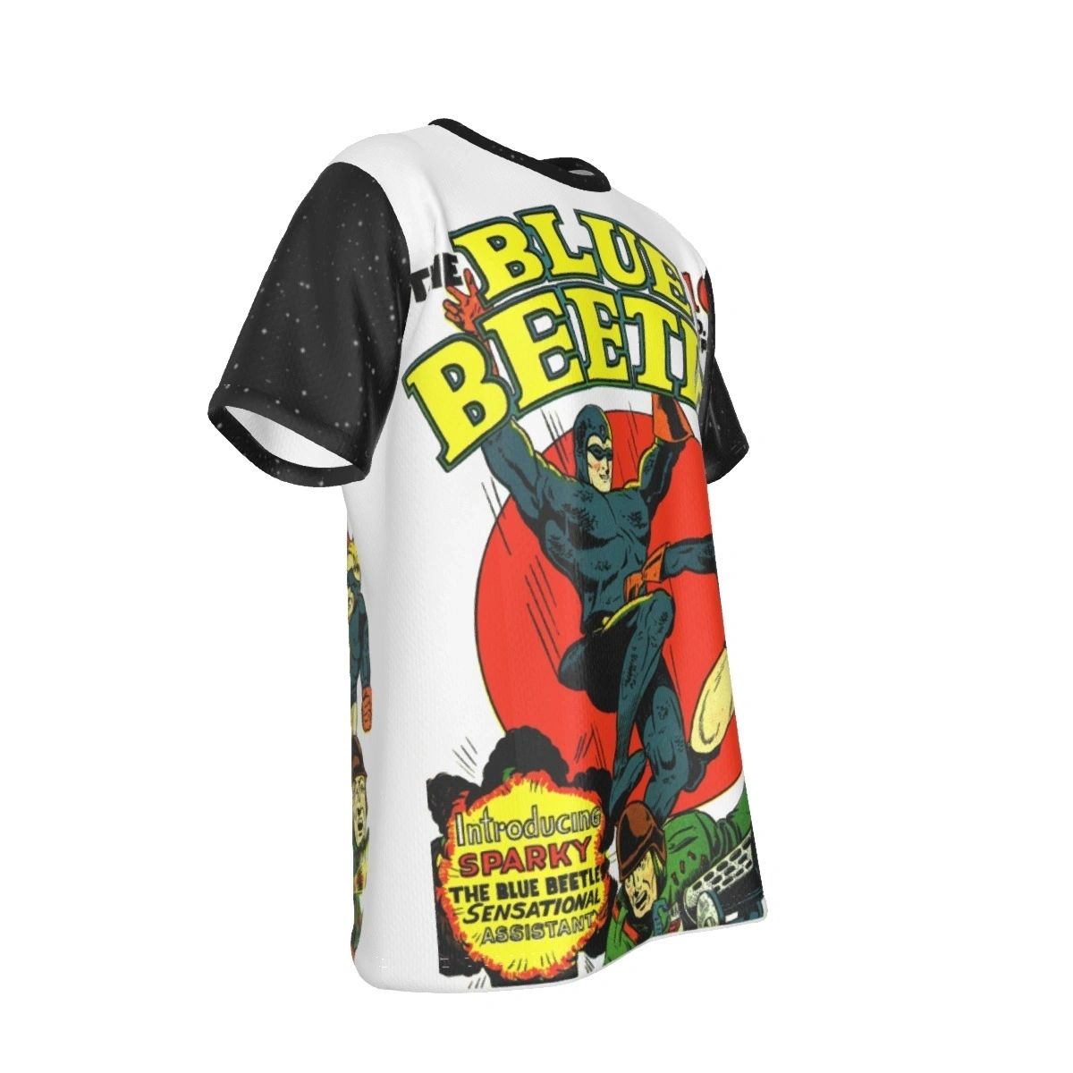 BLUE BEETLE 14 ALL OVER PRINT SHIRT AND TANK 0 FIRST SPARKY