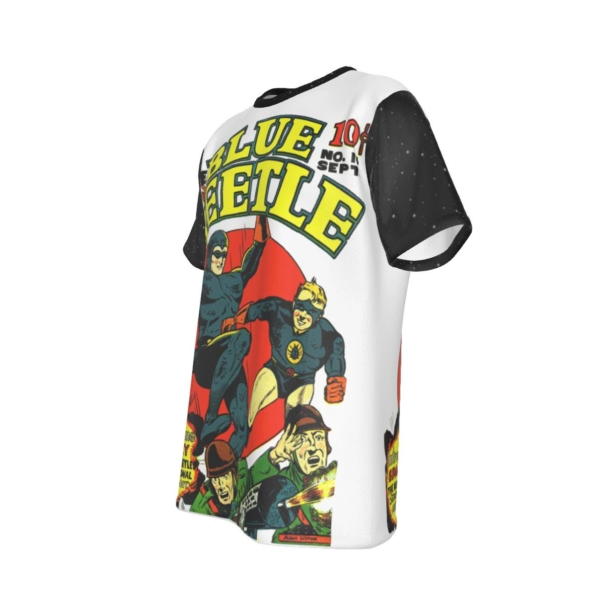 BLUE BEETLE 14 ALL OVER PRINT SHIRT AND TANK 0 FIRST SPARKY