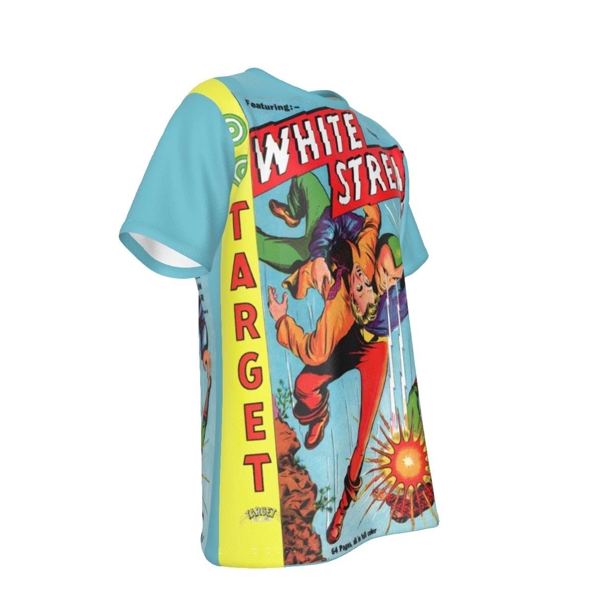 WHITE STREAK 5 ALL OVER PRINT SHIRT AND TANK