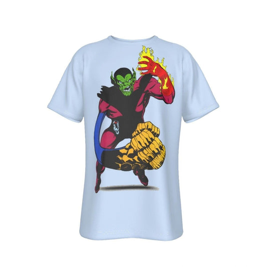 SUPER SKRULL ALL OVER PRINT SHIRT AND TANK BY JOHN BYRNE