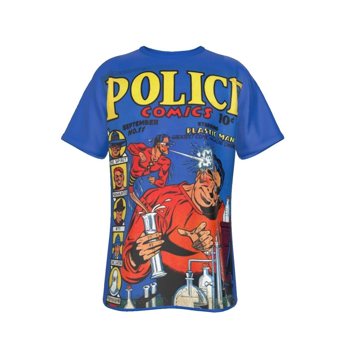 POLICE COMICS 11 ALL OVER PRINT SHIRT AND TANK - 1ST THE SPIRIT