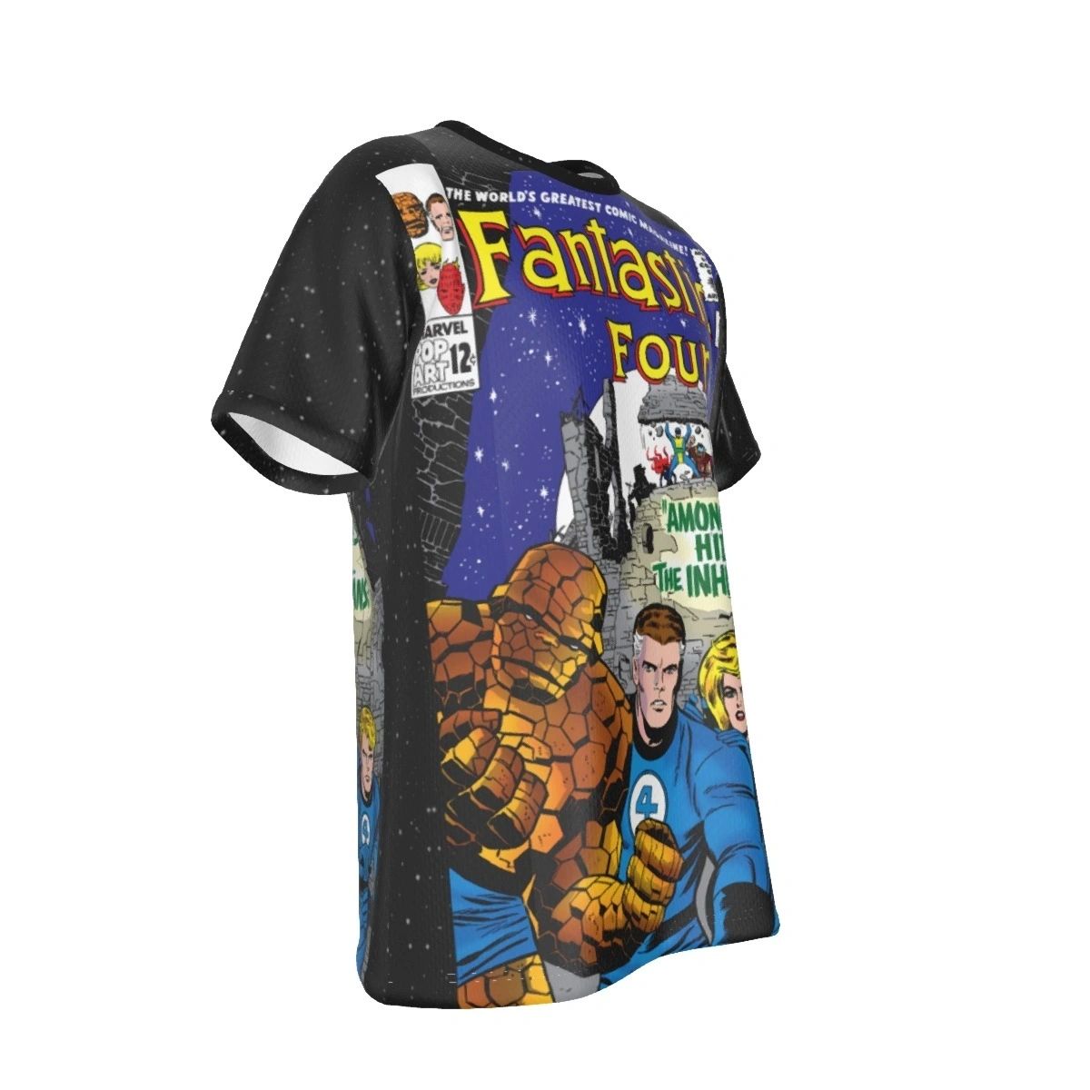 FANTASTIC FOUR 45 ALL OVER PRINT SHIRT AND TANK-XMEN -1ST INHUMANS