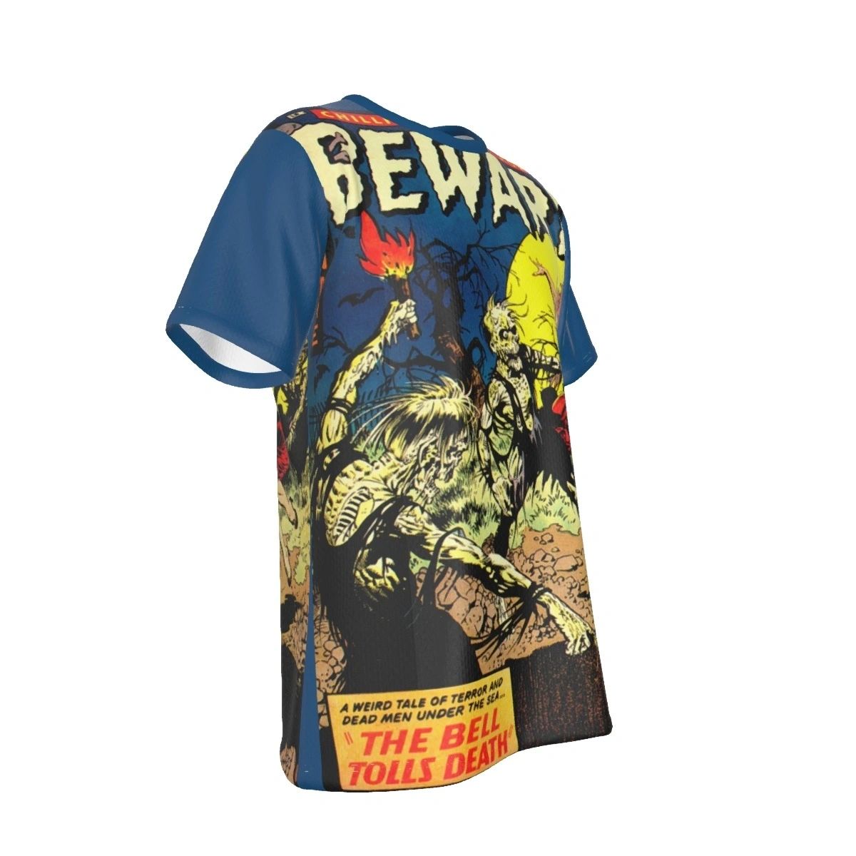 BEWARE 10 ALL OVER PRINT SHIRT AND TANK -FRANK FRAZETTA ART
