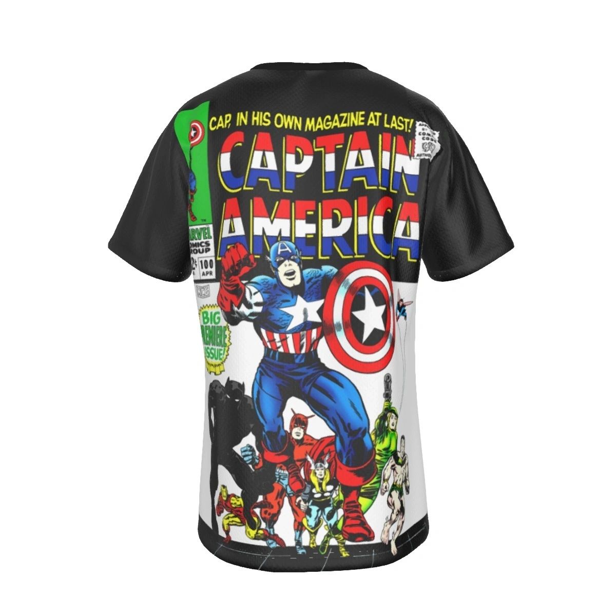 CAPTAIN AMERICA 100 ALL OVER PRINT SHIRT AND TANK