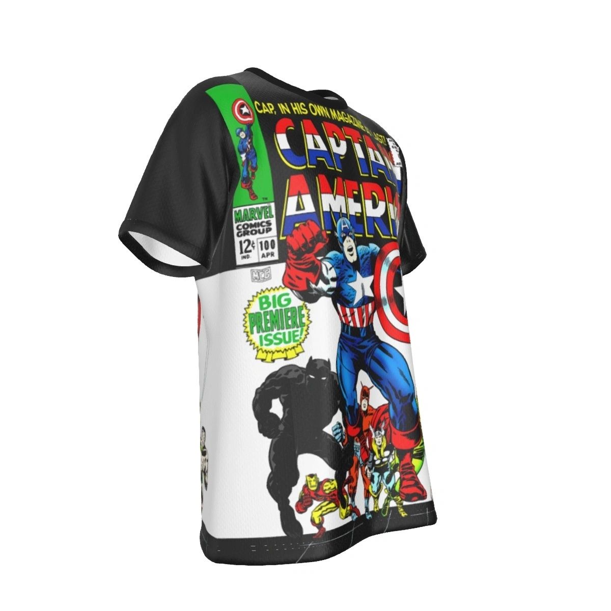 CAPTAIN AMERICA 100 ALL OVER PRINT SHIRT AND TANK