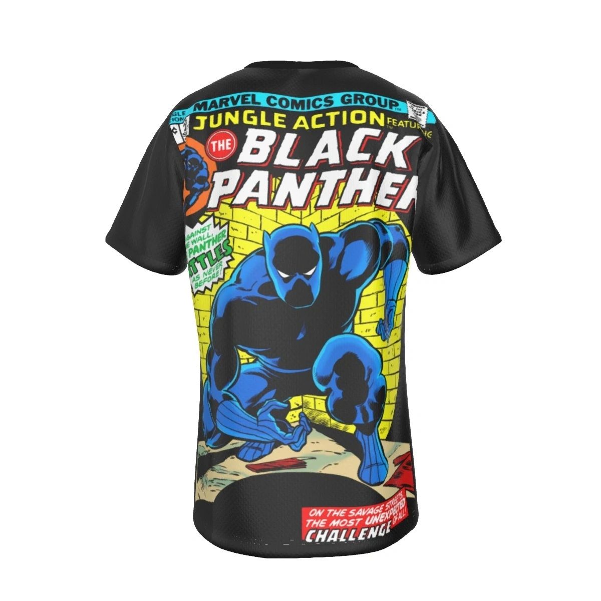 JUNGLE ACTION 23 WITH BLACK PANTHER ALL OVER PRINT SHIRT AND TANK