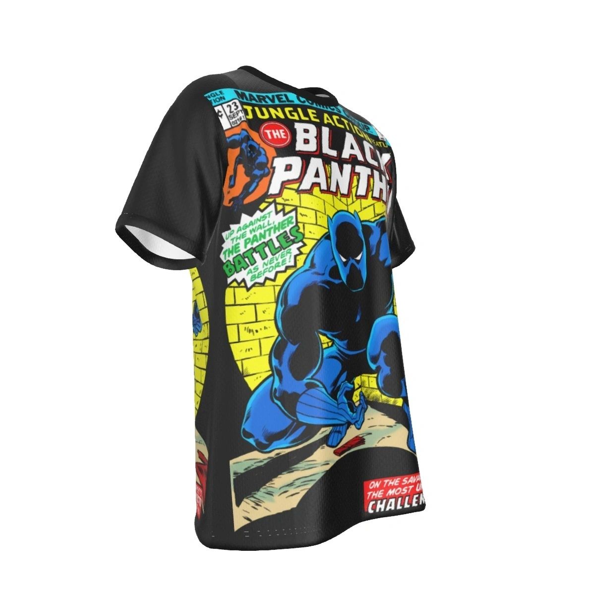 JUNGLE ACTION 23 WITH BLACK PANTHER ALL OVER PRINT SHIRT AND TANK
