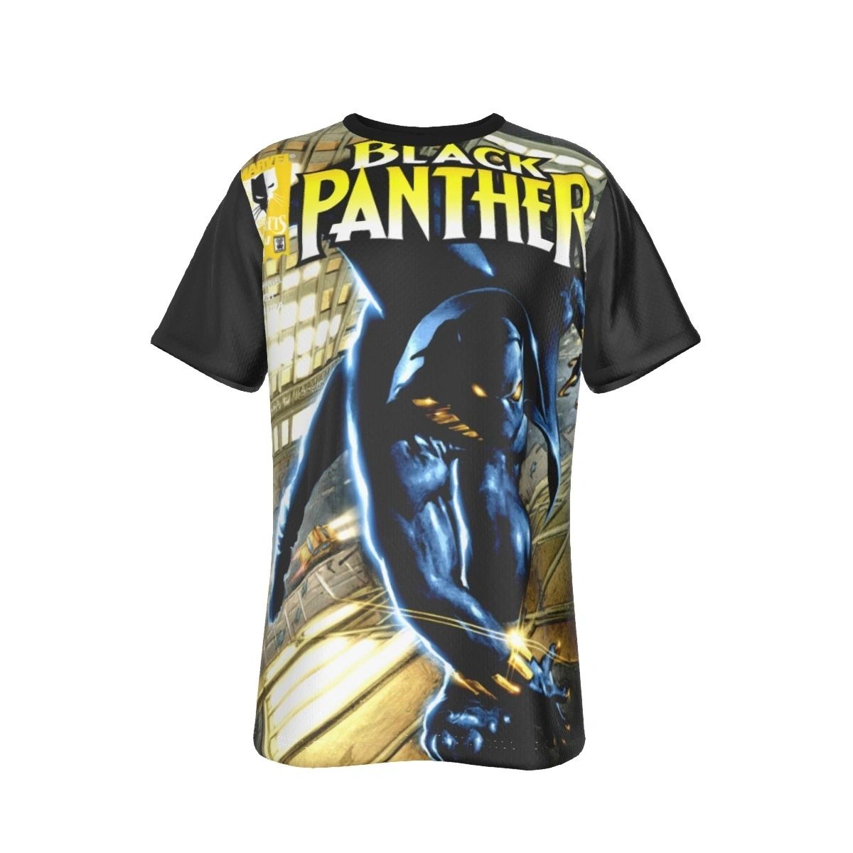 MARVEL KNIGHTS BLACK PANTHER 1 ALL OVER PRINT SHIRT AND TANK