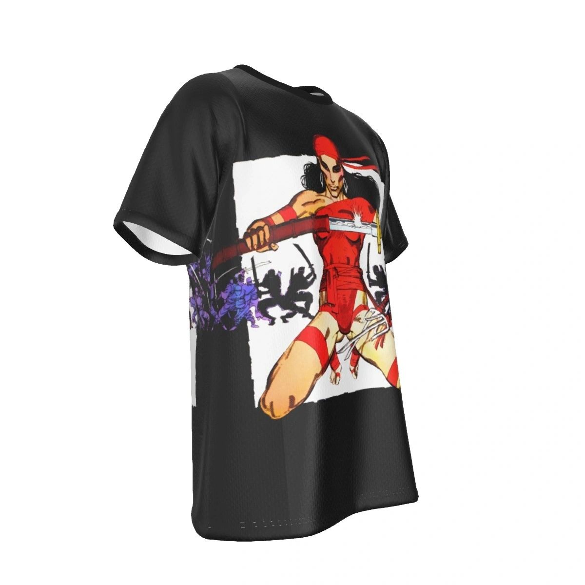 ELEKTRA BY FRANK MILLER ALL OVER PRINT SHIRT AND TANK - SECRET SALE -