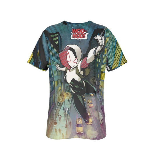 GHOST SPIDER GWEN ALL OVER PRINT SHIRT AND TANK - SECRET SALE - WOO-HOO