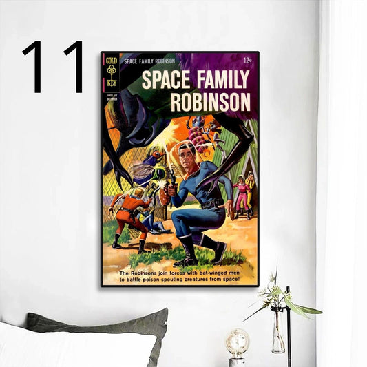 SPACE FAMILY ROBINSON FRAMED POSTERS 11-16
