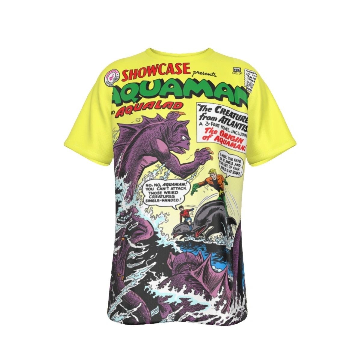 SHOWCASE 30:AQUAMAN ALL OVER PRINT SHIRT AND TANK - 1ST COVER APPEARANCE