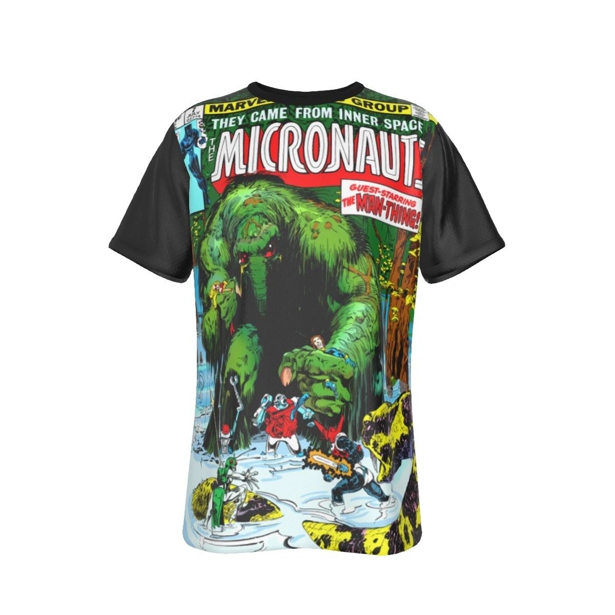 MICRONAUTS 7 ALL OVER PRINT SHIRT AND TANK WITH MAN-THING
