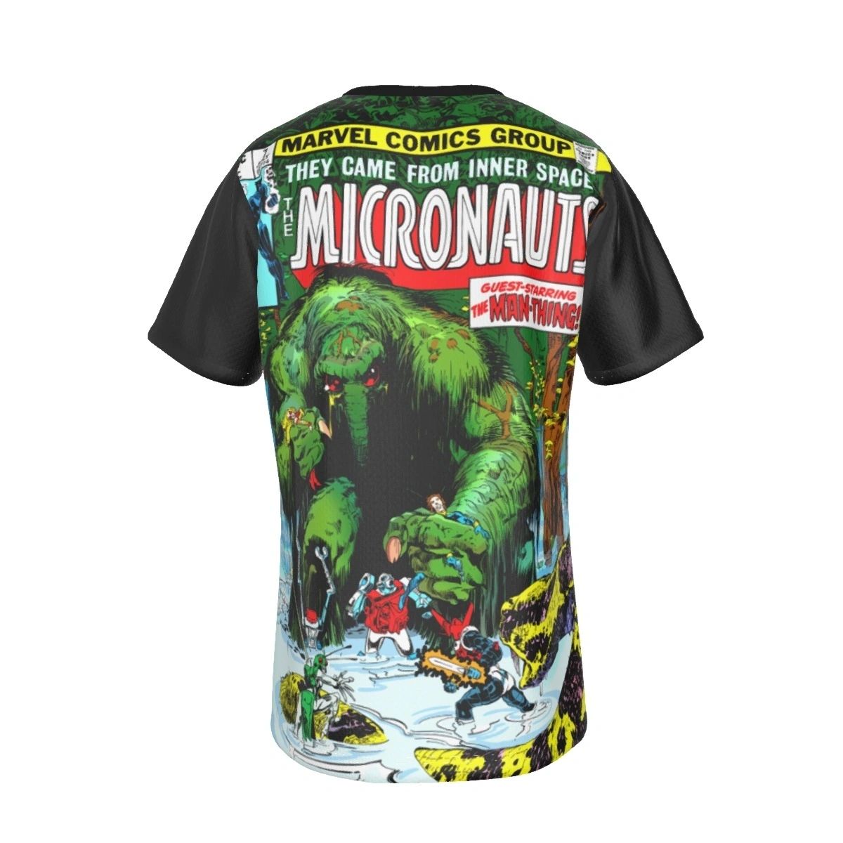 MICRONAUTS 7 ALL OVER PRINT SHIRT AND TANK WITH MAN-THING