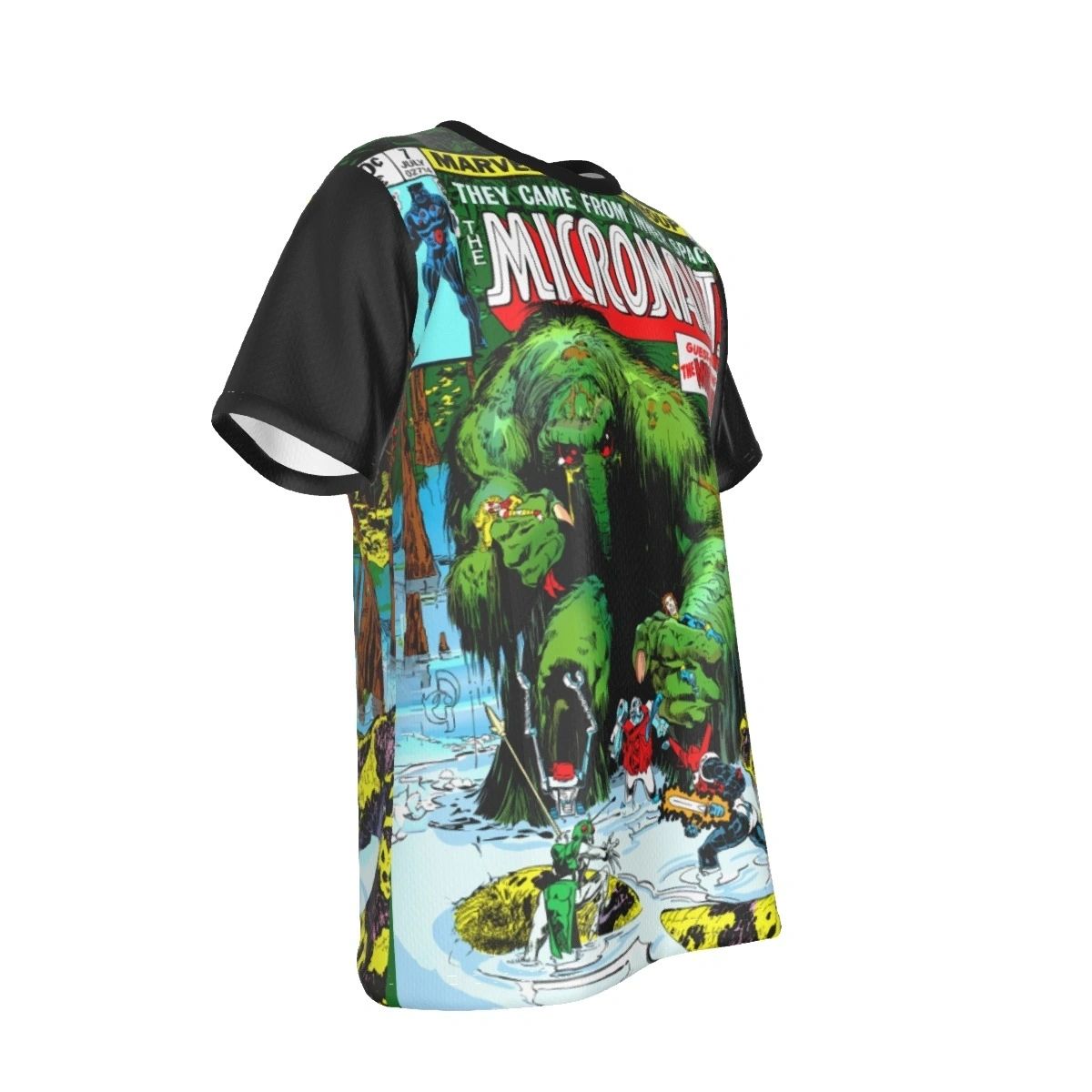 MICRONAUTS 7 ALL OVER PRINT SHIRT AND TANK WITH MAN-THING