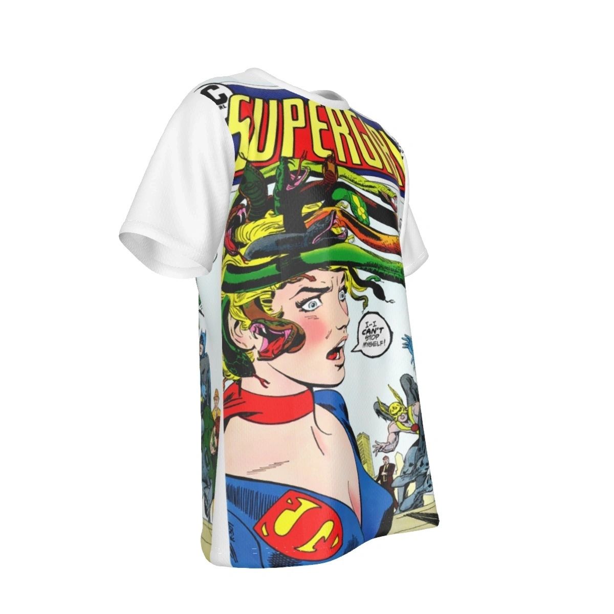 SUPERGIRL 8 ALL OVER PRINT SHIRT AND TANK - SUPERGIRL