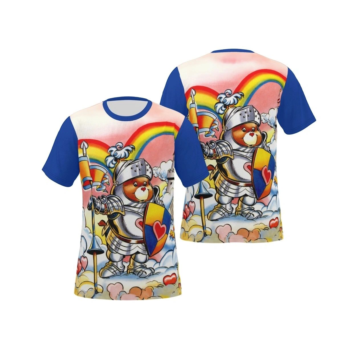 TENDER HEART BEAR OF THE CARE BEARS ALL OVER PRINT SHIRT AND TANK