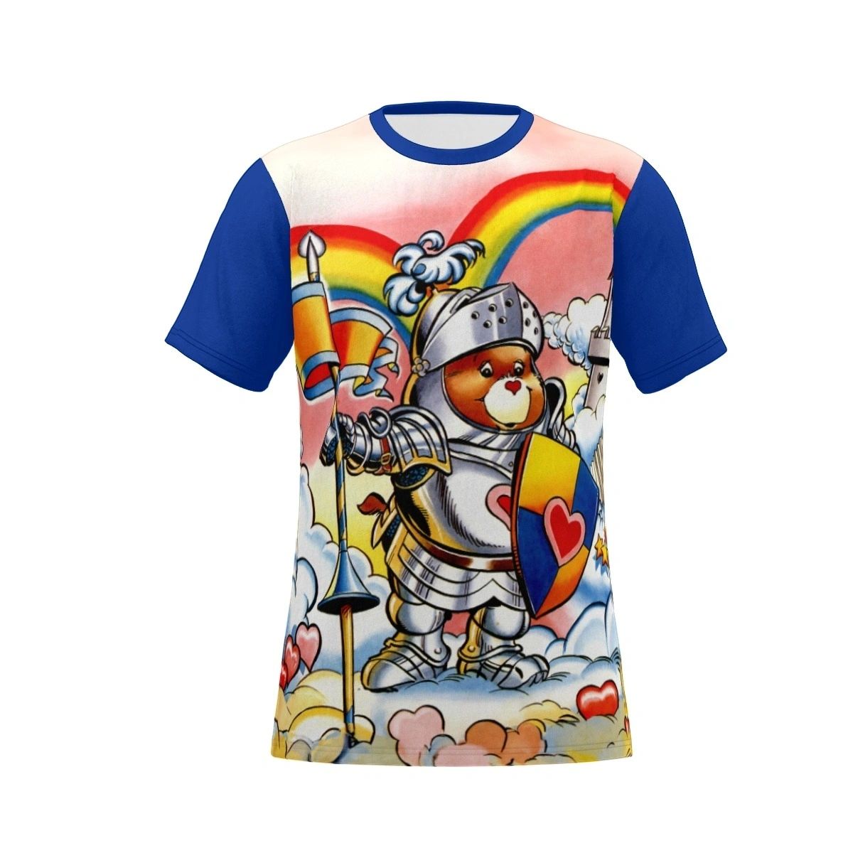 TENDER HEART BEAR OF THE CARE BEARS ALL OVER PRINT SHIRT AND TANK