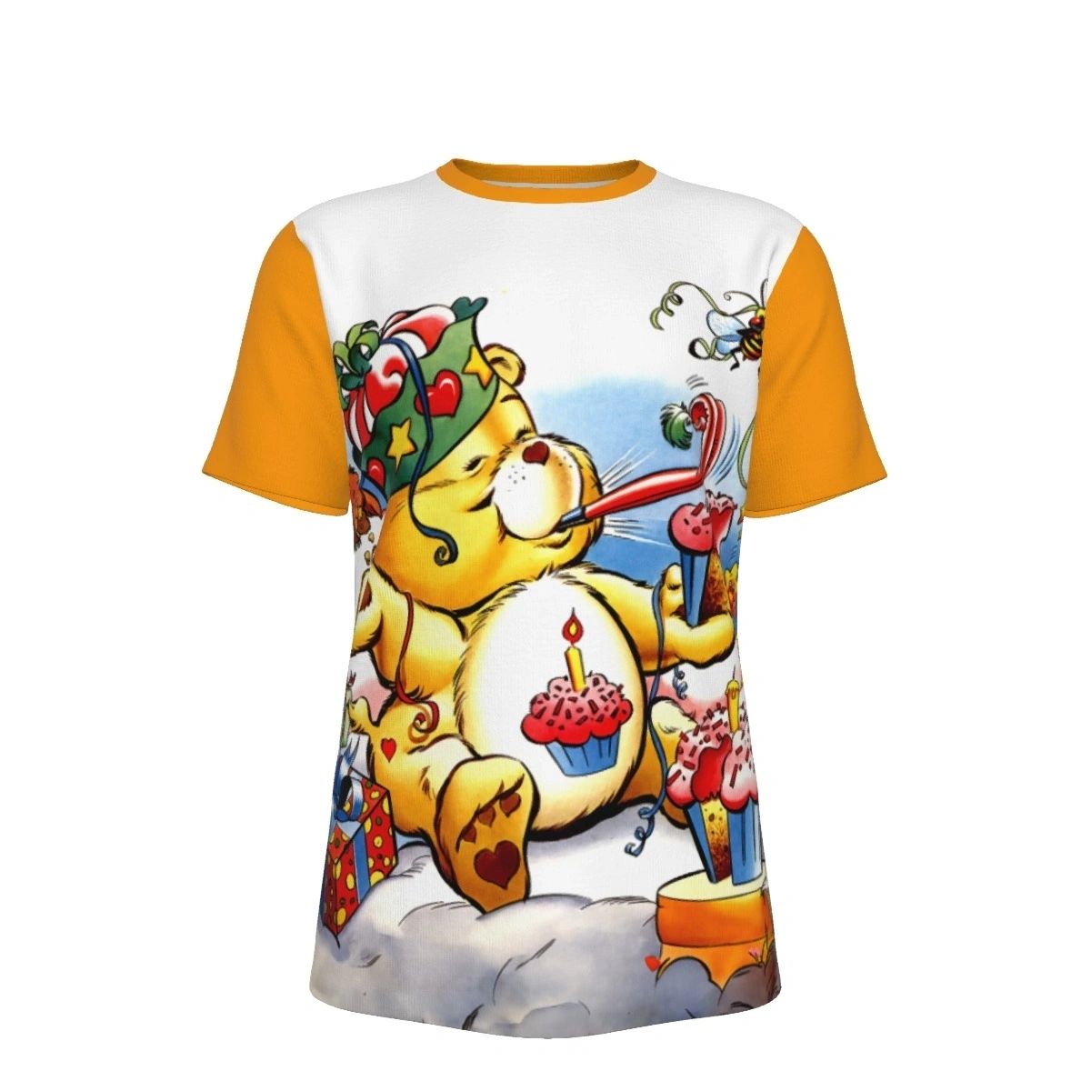 BIRTHDAY BEAR OF THE CARE BEARS ALL OVER PRINT SHIRT AND TANK