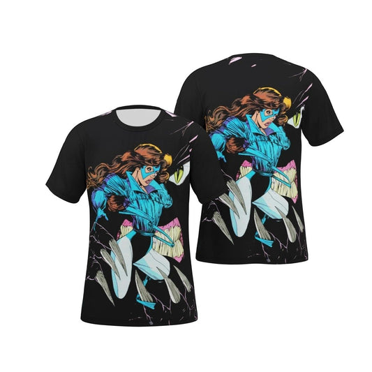 EXCALIBUR SHADOW CAT ALL OVER PRINT SHIRT AND TANK - KITTY PRYDE