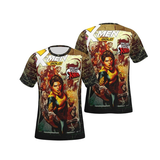XMEN GOLD 2 ALL OVER PRINT SHIRT AND TANK - KITTY PRYDE