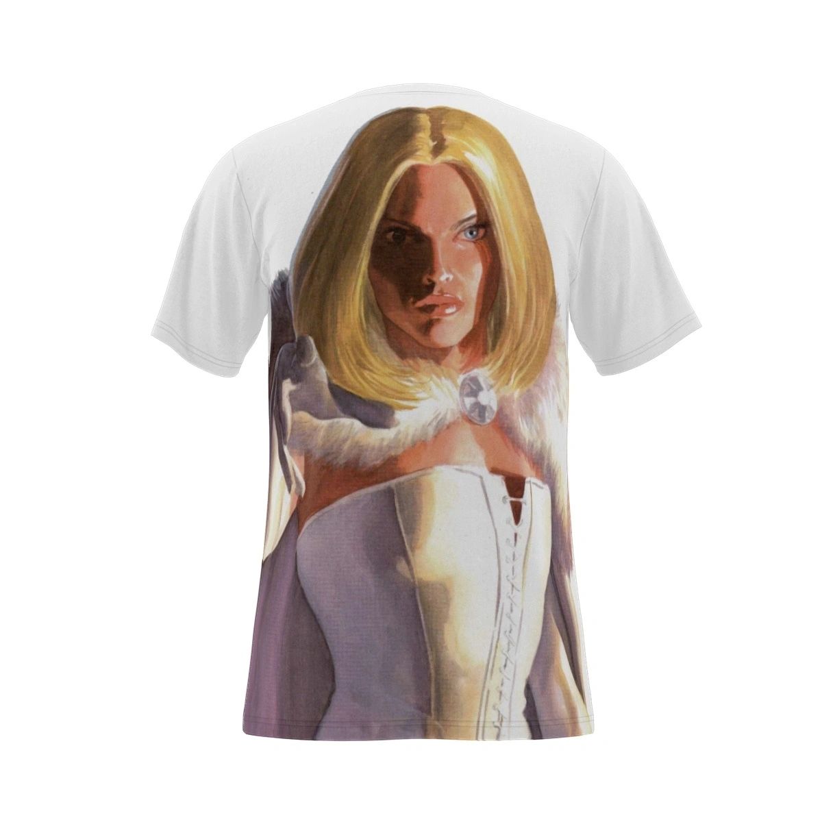 WHITE QUEEN ALEX ROSS ALL OVER PRINT SHIRT AND TANK - EMMA FROST