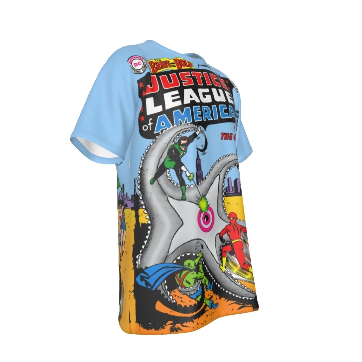 BRAVE AND THE BOLD 28 ALL OVER PRINT SHIRT AND TANK - FIRST MARTIAN MANHUNTER COVER & JLA