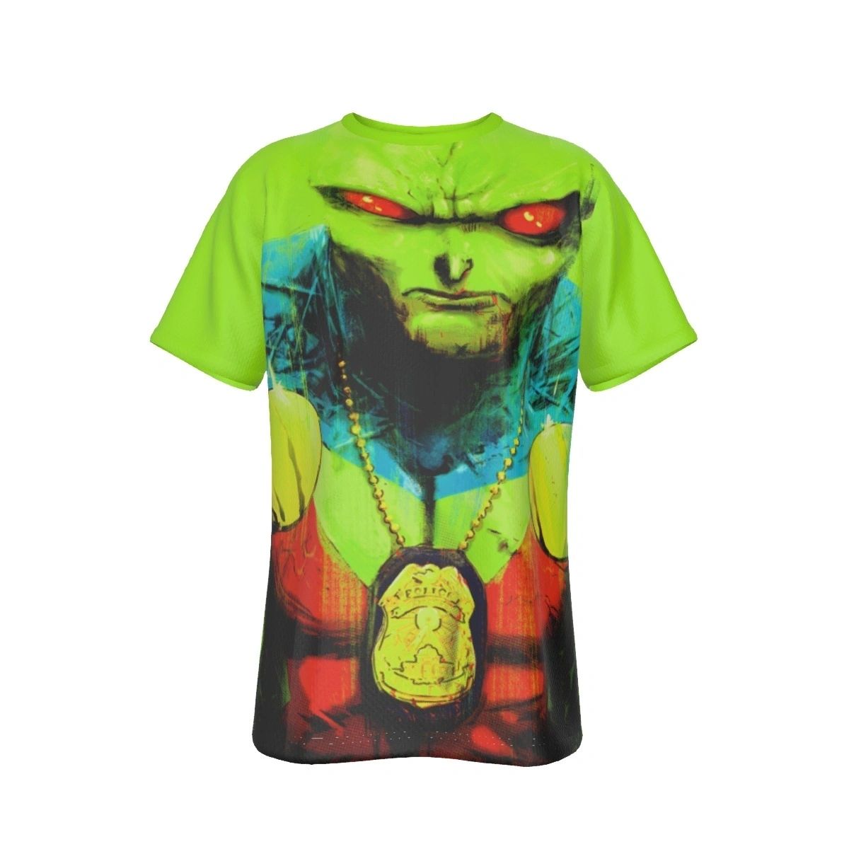 MARTIAN MANHUNTER IDENTITY ALL OVER PRINT SHIRT AND TANK