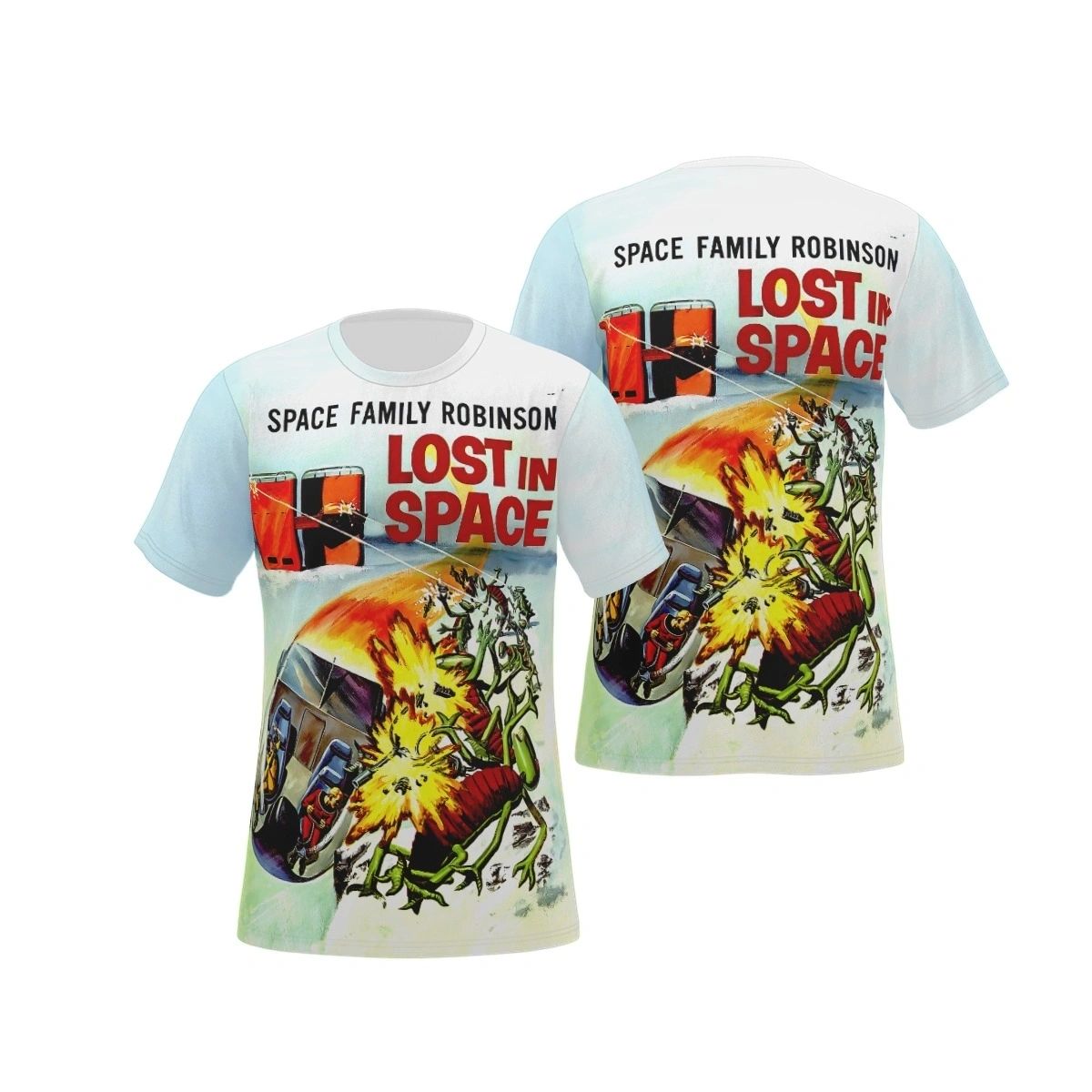 SPACE FAMILY ROBINSON 31 ALL OVER PRINT SHIRT AND TANK - LOST IN SPACE