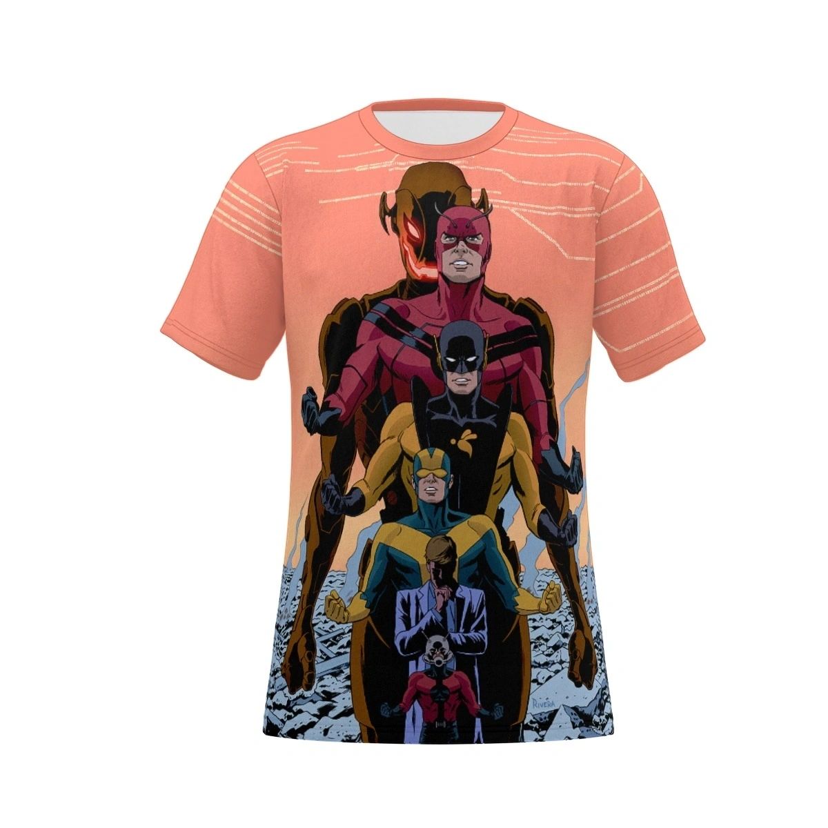 HANK PYM THRU THE YEARS ALL OVER PRINT SHIRT AND TANK