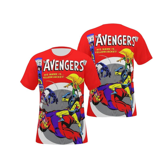 AVENGERS 59 ALL OVER PRINT SHIRT AND TANK - 1ST HANK PYM - YELLOW JACKET