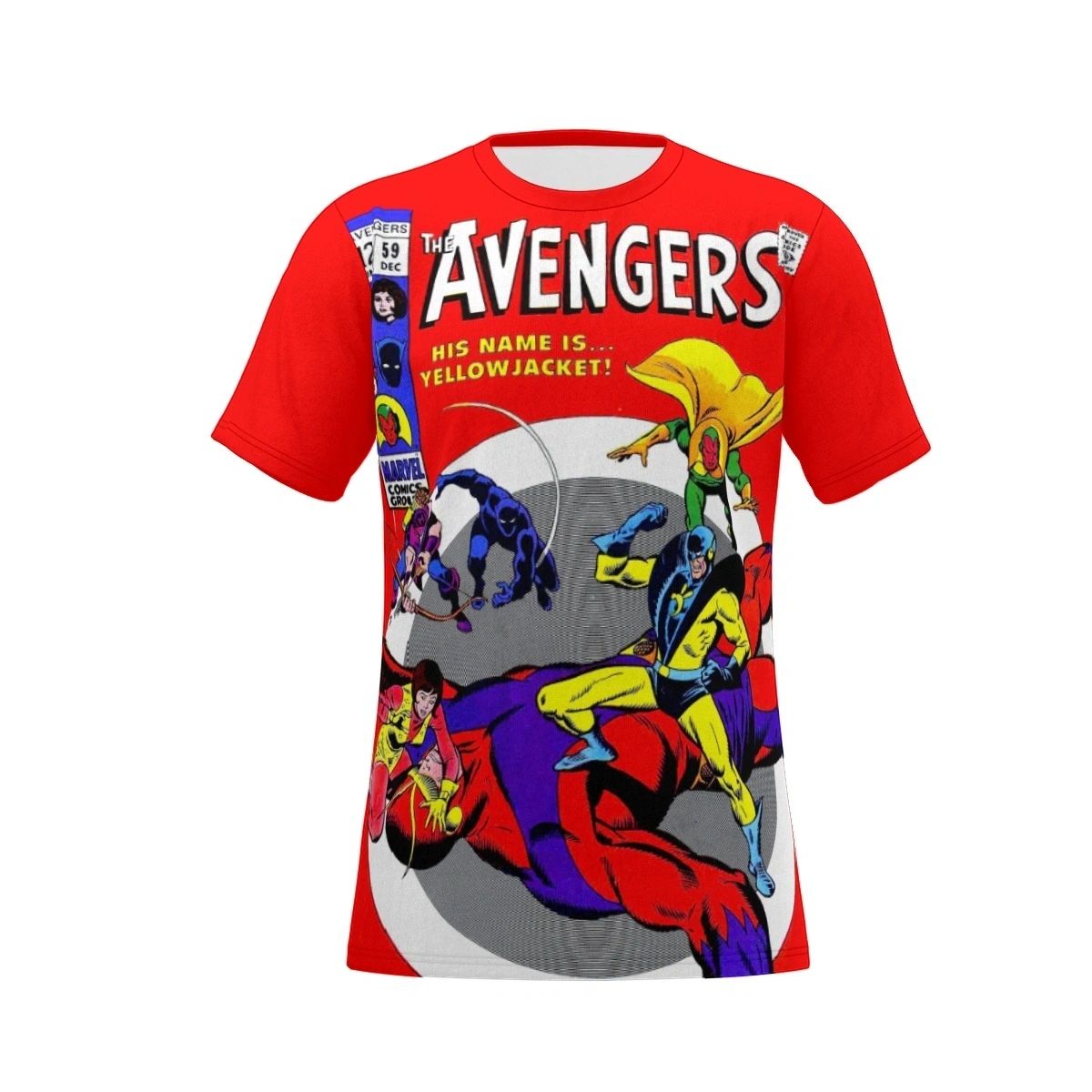 AVENGERS 59 ALL OVER PRINT SHIRT AND TANK - 1ST HANK PYM - YELLOW JACKET