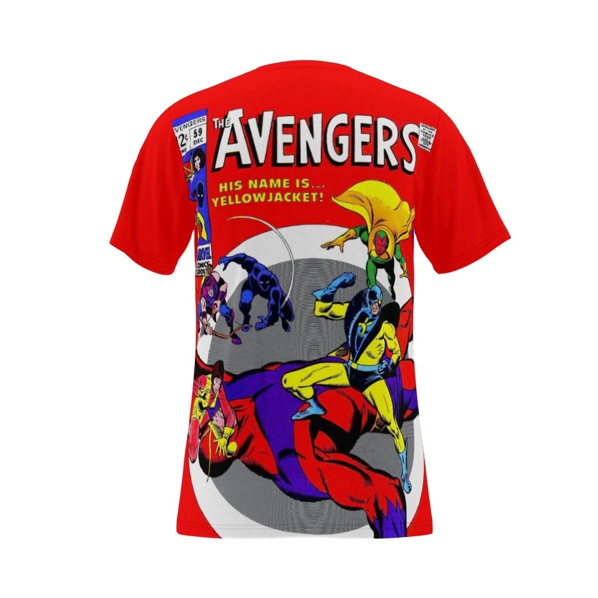 AVENGERS 59 ALL OVER PRINT SHIRT AND TANK - 1ST HANK PYM - YELLOW JACKET
