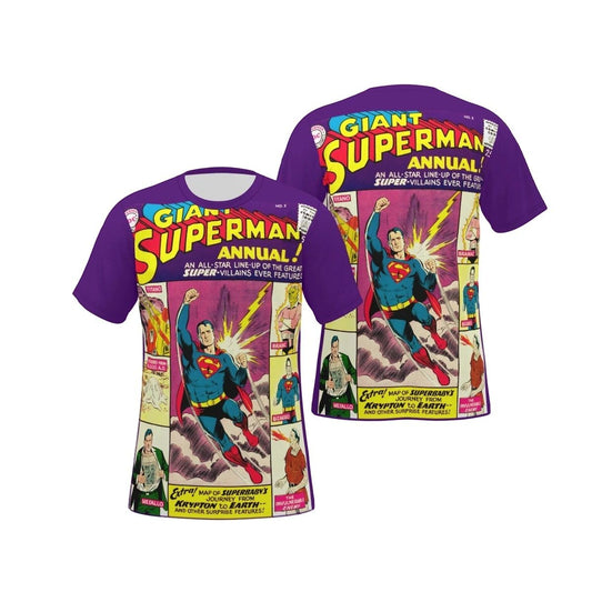 SUPERMAN ANNUAL 2 ALL OVER PRINT SHIRT AND TANK