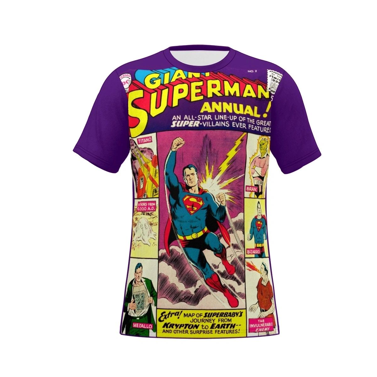 SUPERMAN ANNUAL 2 ALL OVER PRINT SHIRT AND TANK