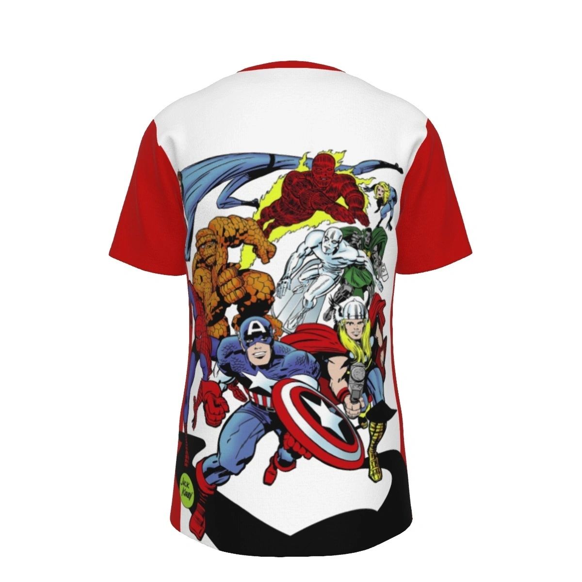 MARVEL HEROES BY JACK KIRBY ALL OVER PRINT TSHIRT OR TANK
