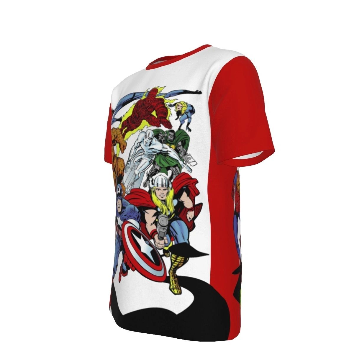 MARVEL HEROES BY JACK KIRBY ALL OVER PRINT TSHIRT OR TANK