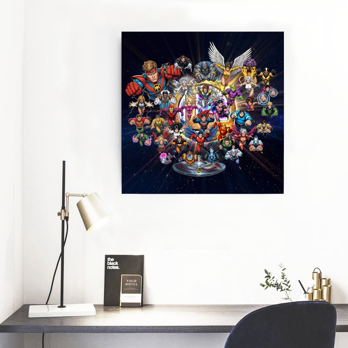 LEGION RUSH TEAM Framed Single Piece Mural | Square
