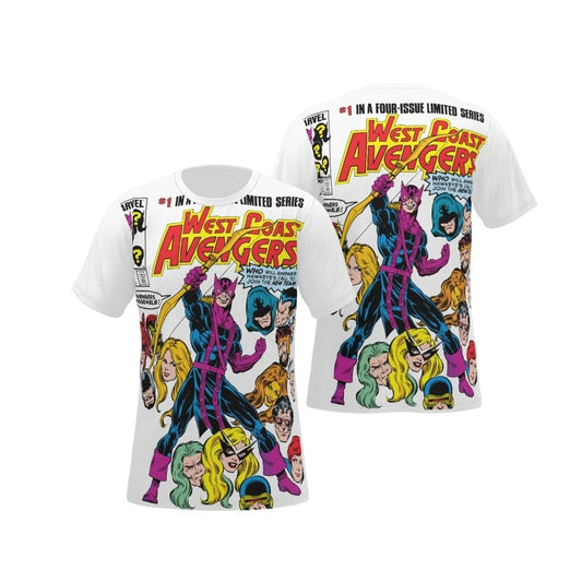 WEST COAST AVENGERS 1 ALL OVER PRINT TSHIRT OR TANK