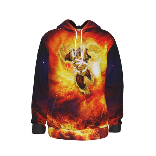 FIRESTORM BURST ALL OVER PRINT HOODED SWEATSHIRT